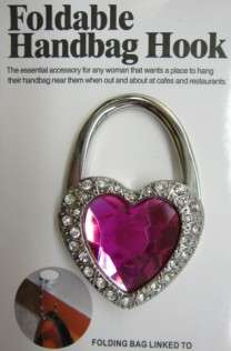 HandBag Hook - Heart - Foldable