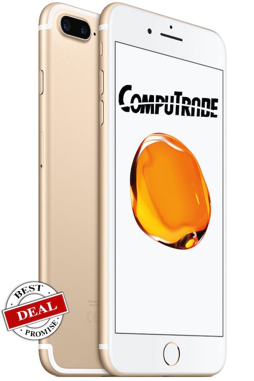 Apple iPhone 7 Plus 256GB Gold - Includes High Quality Glass Screen Protector.