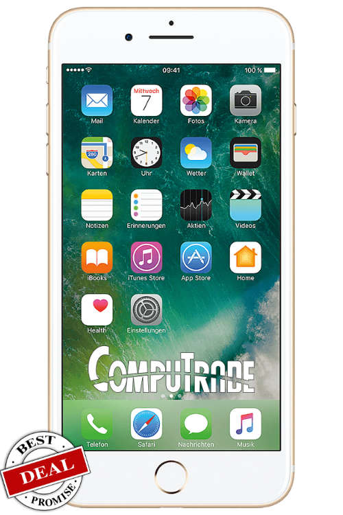 Apple iPhone 7 Plus 256GB Gold - Includes High Quality Glass Screen Protector.