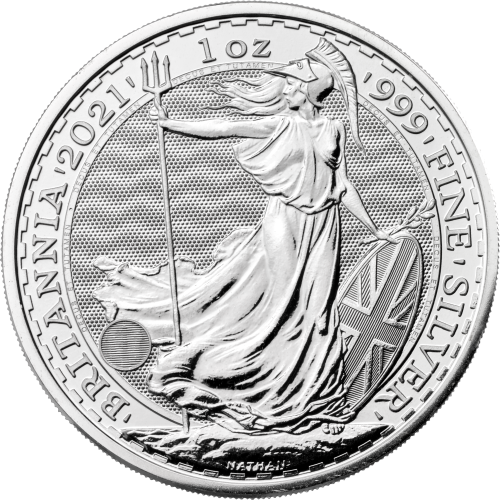 1 oz Silver Coin: British Silver Britannia 2021