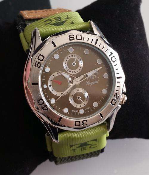 GREEN MENS TEC SPORT WATCH