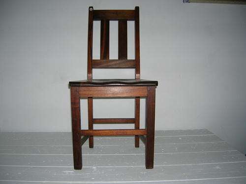 Vintage Teak School Teachers Chair