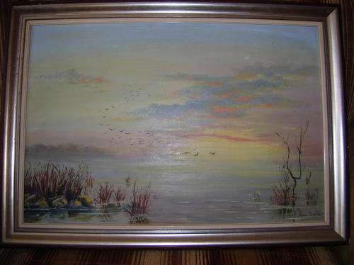 Painting of water scene