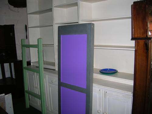 3 panel painted screen