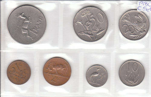 1980 Circulated Coins Sealed in Pack