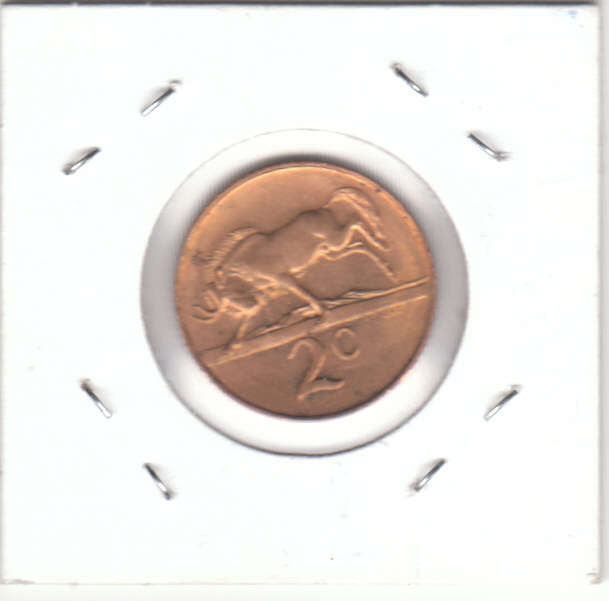 1990 UNCIRCULATED 2c OLD DECIMAL