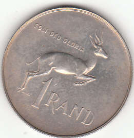 THE PREGNANT SPRINGBUCK SILVER R1 COIN