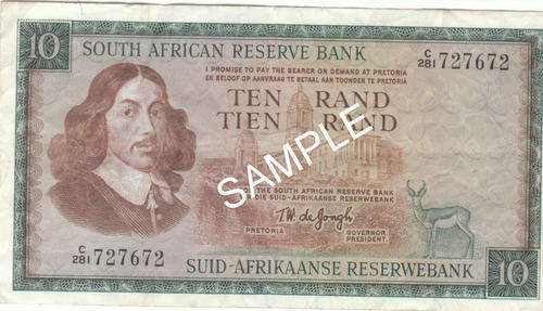 TW DE JONGH R10 NOTE 1975
