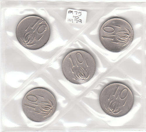 Set of 10c 1975 - 1979