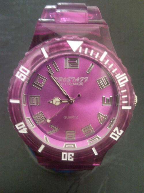 THE NEW PURPLE PROSTAFF SILICONE WATCH WITH CHANGEABLE STRAPS WOW