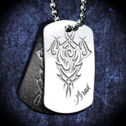 Designer Stainless Steel Urban Dog Tags(Choose your design and engraving)