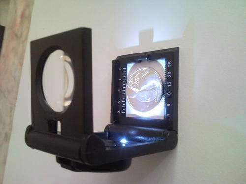 POCKET SIZE ILLUMINATED MAGNIFIER A MUST FOR A COLLECTOR