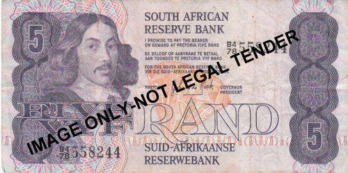 1981-1990 G DE KOCK R5 NOTE
