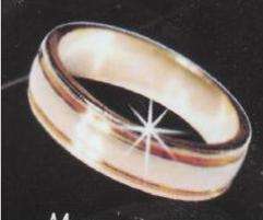START VALENTINES SHOPPING ! EXCLUSIVE IMPORTED AKI DESIGNER FUSED 18ct  GOLD MENS  RING