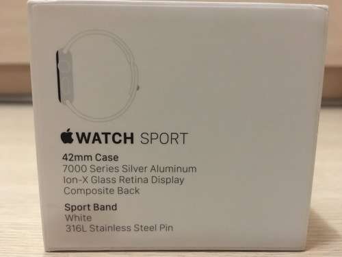 Apple Watch Original (First) Edition 42mm White Sport Band