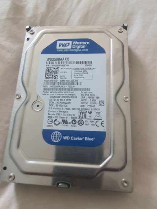 Western Digital 250gb Desktop HDD