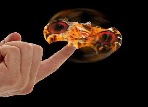 Batman Fidget Spinner (Orange Flames)