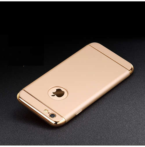 Luxury Metallic Finish Cover Case For iPhone (Gold)