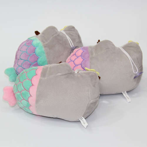 Pusheen Blue/Pink Mermaid Plush (approximately 20cm)