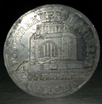 Voortrekker Monument, Pretoria aluminium Coin