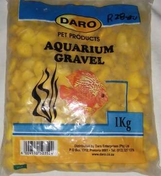 Daro - Aquarium Gravel - Yellow 1Kg
