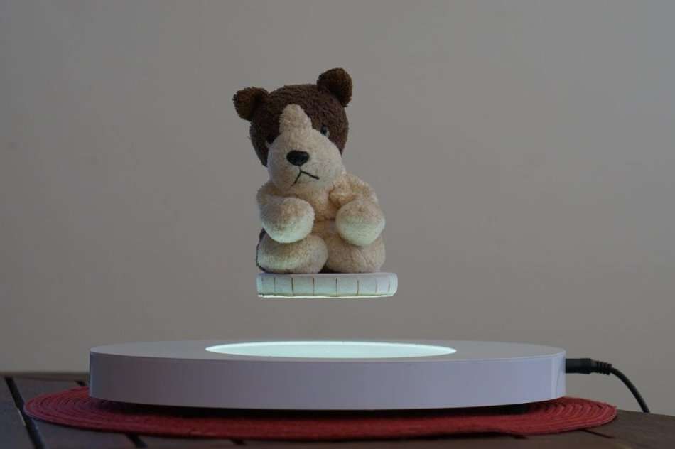 Magnetic Levitation Display - 3-4cm Levitation Gap - Supports Up To 500g - Inbuilt Light