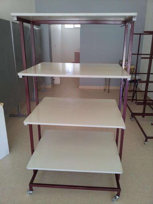 Display Shelf  - Retail Display Shelf 1.8m Tall on Wheels