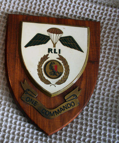 RHODESIAN RLI ONE COMMANDO PLAQUE