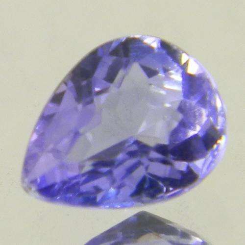 0.47 Ct Tanzanite Pear Shape Bluish Violet From Tanzania - R1 START!!!