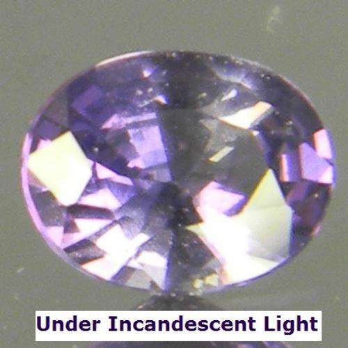 0.38 Ct. Excellent!! Natural SAPPHIRE Violet to Blue Colour Changing(VVS)- R1 START!!! -