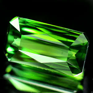 1.36 Ct. 100% Nice! Natural TOURMALINE Slightly Yellowish Green - CRAZY R1!!!-