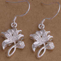 Flower 925 Plated Earrings