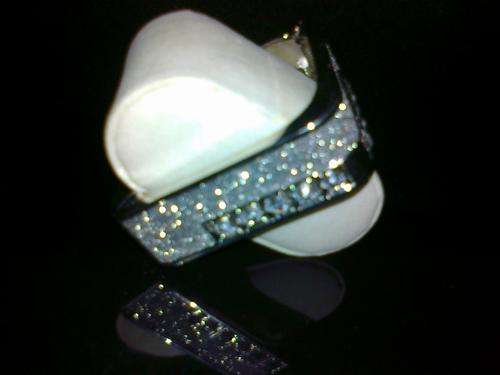 SILVER FASCHION BRACELET WITH CRYSTALS