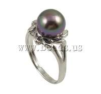 Freshwater Pearl 925 Silver Plated Size 7