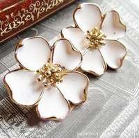 JASMINE FLOWER ER STUDS 18K GPL
