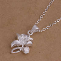 925  STERLING SILVER PL FLOWER  PENDANT !!!!!