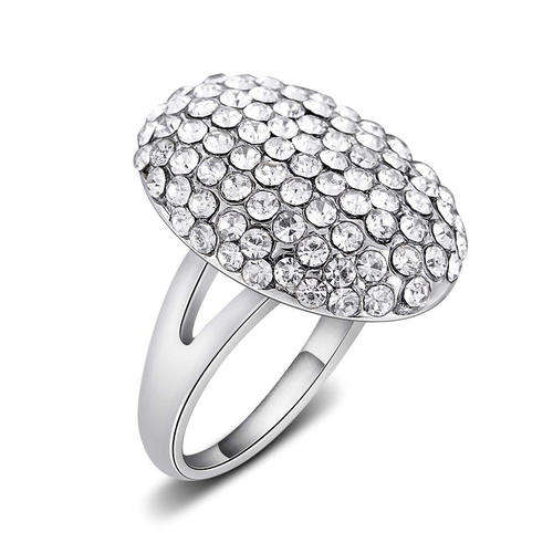 FULL CZ  RHINE STONE LADIES FANCY RING  DIFFERENT SIZES AVAILABLE