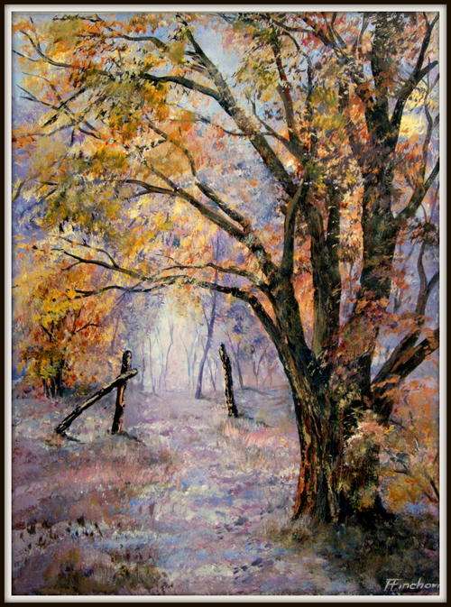 " Autumn Colours "  Original signed acrylic by Reel Fincham