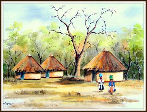 " Home at Last "  Original signed acrylic by Reel Fincham