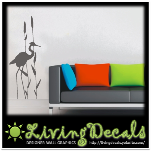 Vinyl Decals Wall Art Stickers - Bird Silhouette