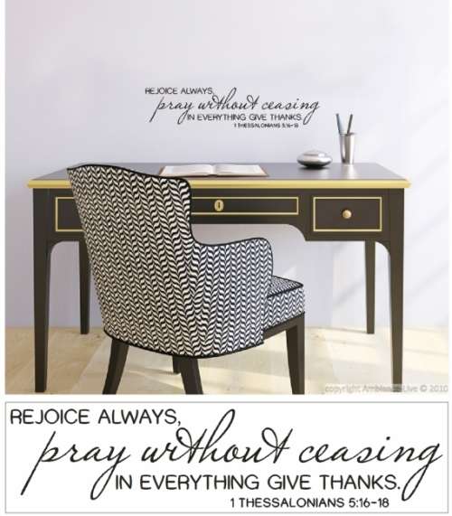 Vinyl Decals Wall Art Stickers - Rejoice