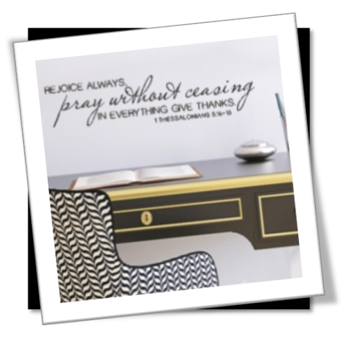 Vinyl Decals Wall Art Stickers - Rejoice