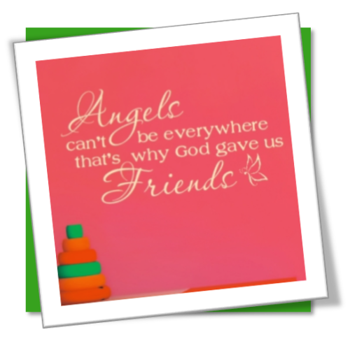 Vinyl Decals Wall Art Stickers - Friend Angels