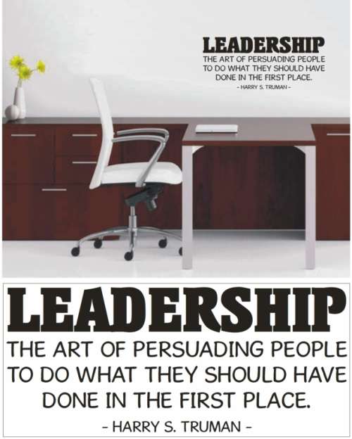 Vinyl Decals Wall Art Stickers - Leadership
