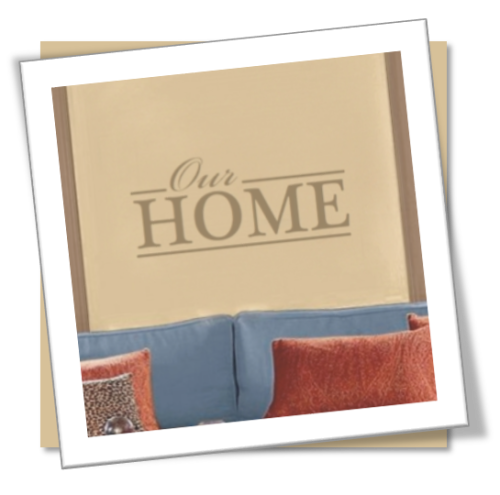 Vinyl Decals Wall Art Stickers - Our Home