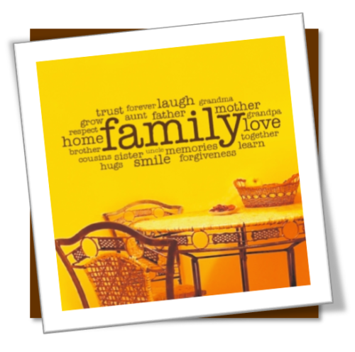 Vinyl Decals Wall Art Stickers - Family Cloud