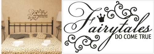 Vinyl Decals Wall Art Stickers - Fairytales Come True