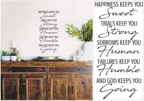 Vinyl Decals Wall Art Stickers - God Going