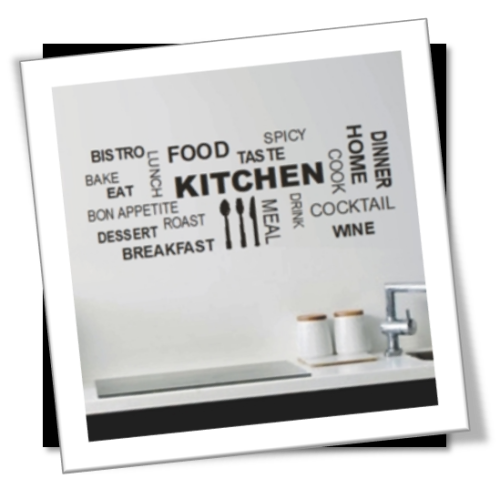 Vinyl Decals Wall Art Stickers - Kitchen Cloud