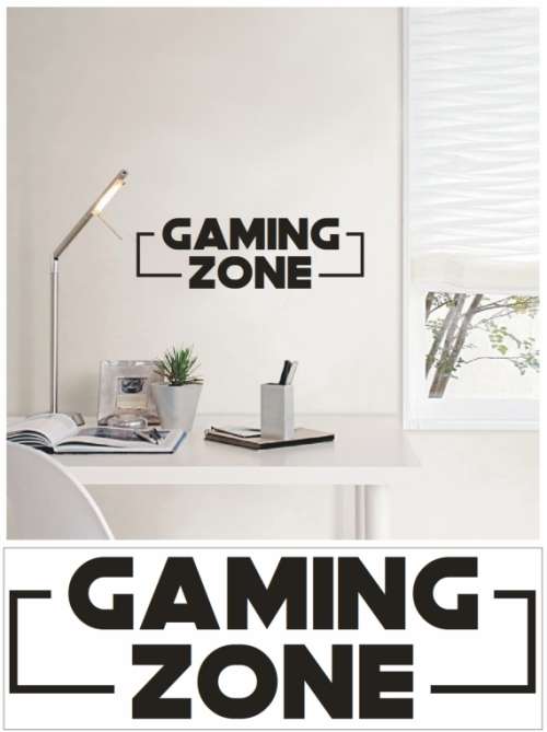 Vinyl Decals Wall Art Stickers - Gaming Zone